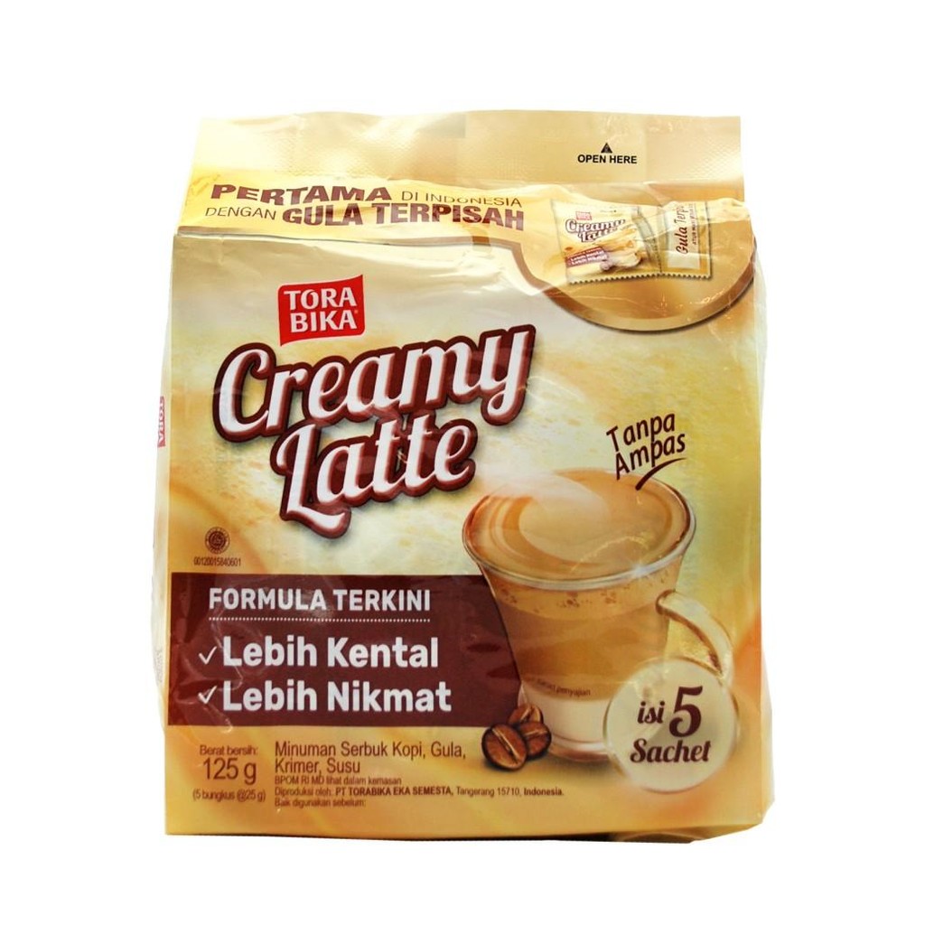 

Kopi Susu TORABIKA Creamy Latte isi 5's/ 10's