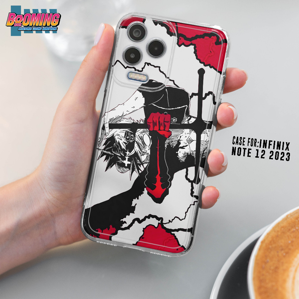 Case Infinix Note 12 2023 Casing Infinix Note 12 2023 Motif [BLACK CLOVER] Booming Case Softcase Pre