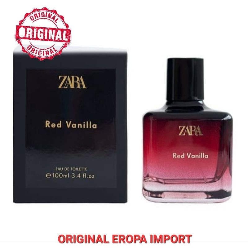 parfum ori ZARA RED VANILLA womenn 100%original riject eropa