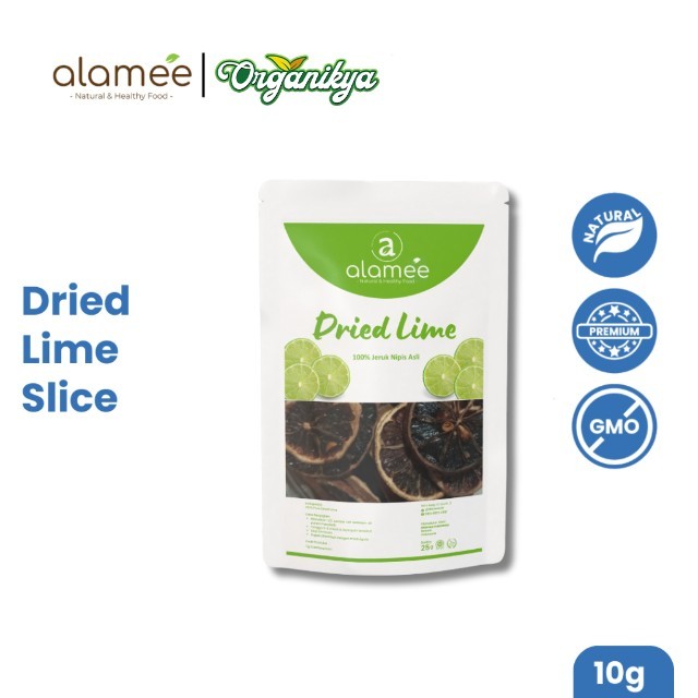 

ALAMEE Jeruk Nipis Kering Dried Lime Slice Tea Teh Herbal Buah Iris Organik Organic 10gr organikya