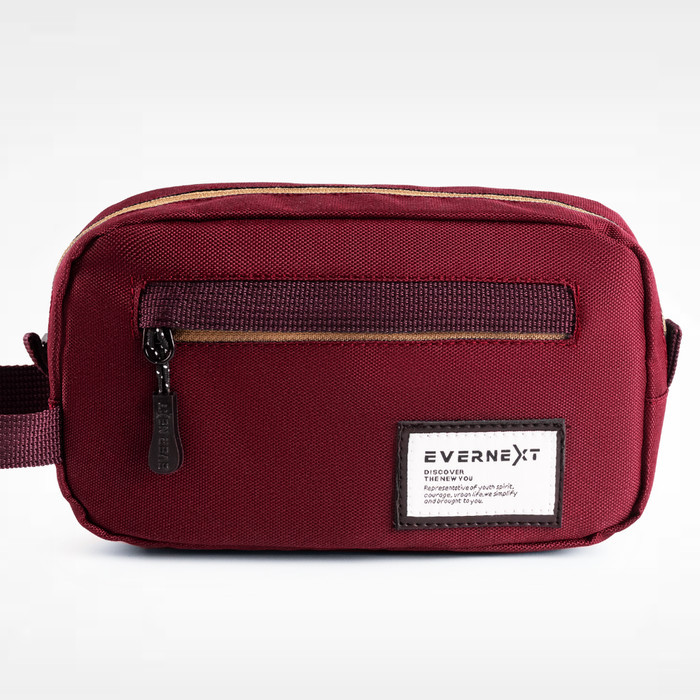 

[P r o m o]New Wadah Pensil Tempat Penyimpanan Pencil Case Organizer Unik Simpel - MAROON