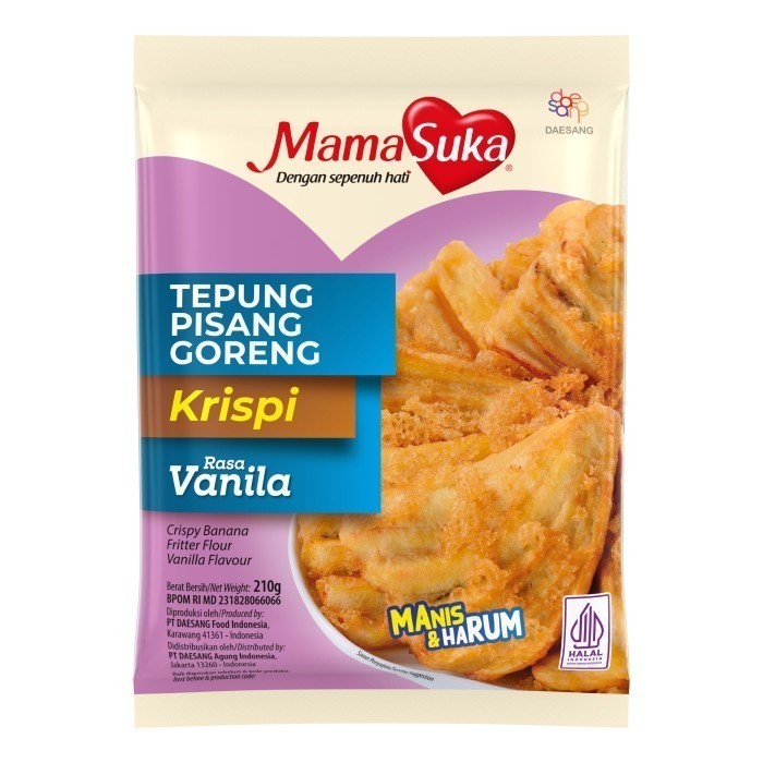 

MamaSuka Tepung Pisang Goreng 210 gr