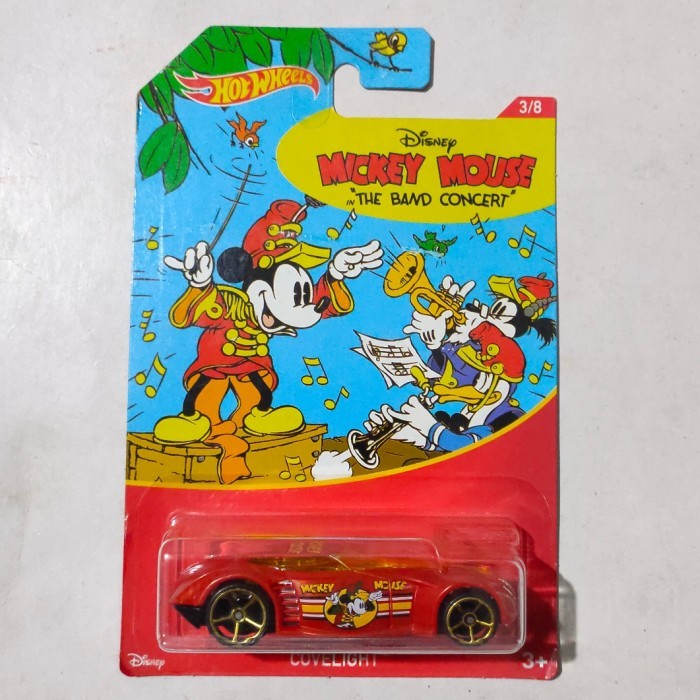 SR99 HW Hot Wheels Covelight merah Mickey Mouse 2018