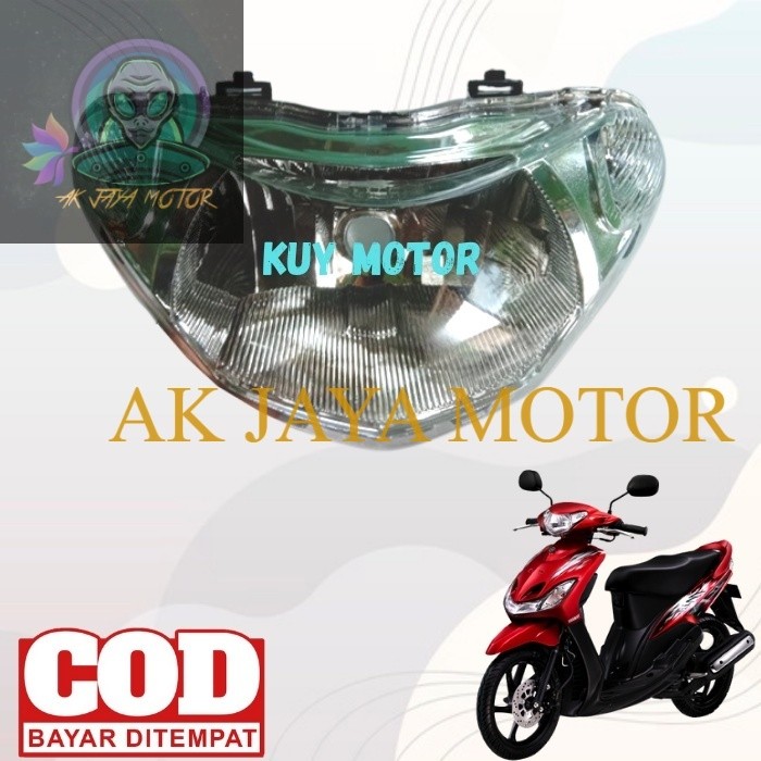 Reflektor Lampu Depan Motor Yamaha Mio Sporty Smile Tahun 2007 2008 2009 2010 2011 2012