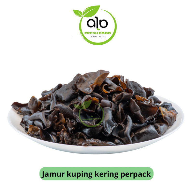 

JAMUR KUPING HITAM KERING / BOKNI / BOKJI / MOKNI / DRIED BLACK FUNGUS 100 GR