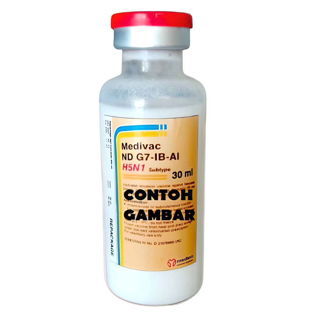Vaksin Medivac ND G7 IB AI H5N1 Repackage  - 30 ml dan 100 ml