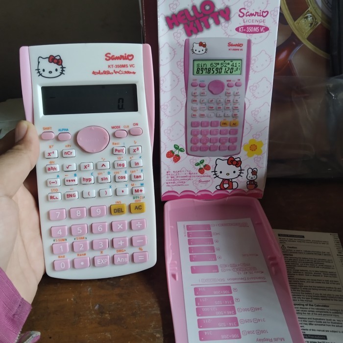 Kalkulator Hello kitty LENGKAP