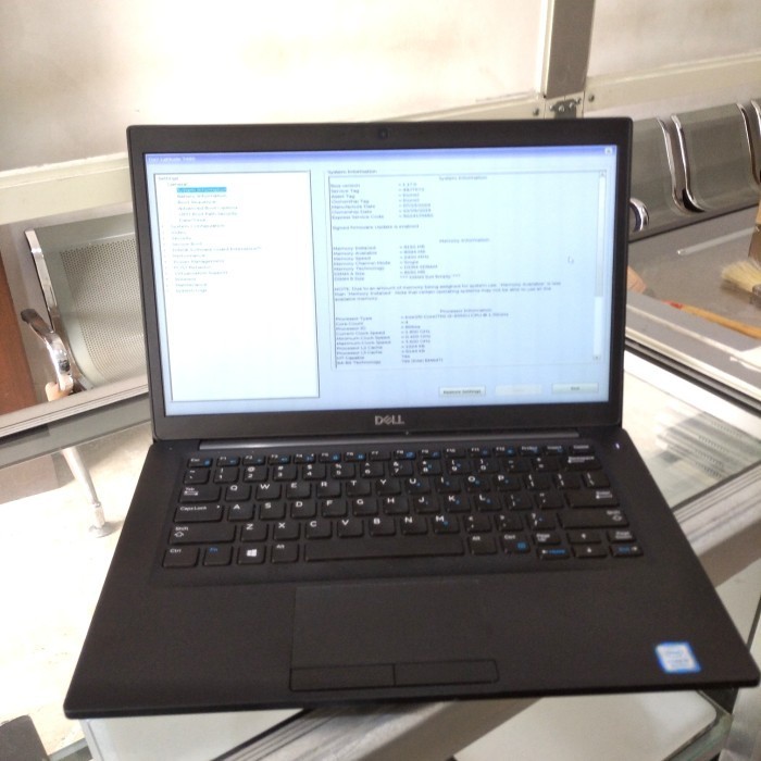 laptop dell 7490 core i5 gen8 ssd 256gb RAM 8Gb slim