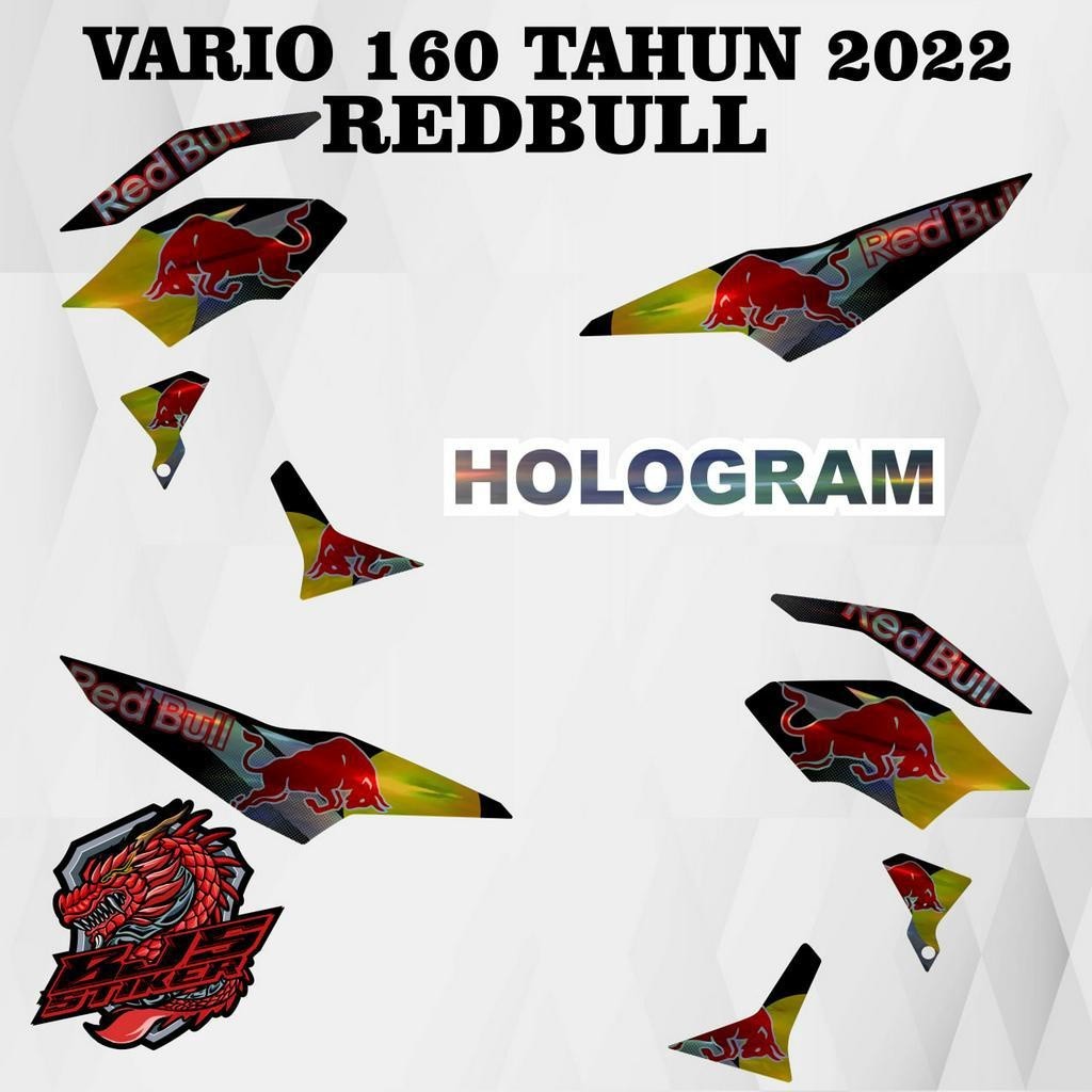 Stiker striping vario 160 - striping sticker stiker polet lis HOLOGRAM / MIRROR CHROME VARIO 160 NEW