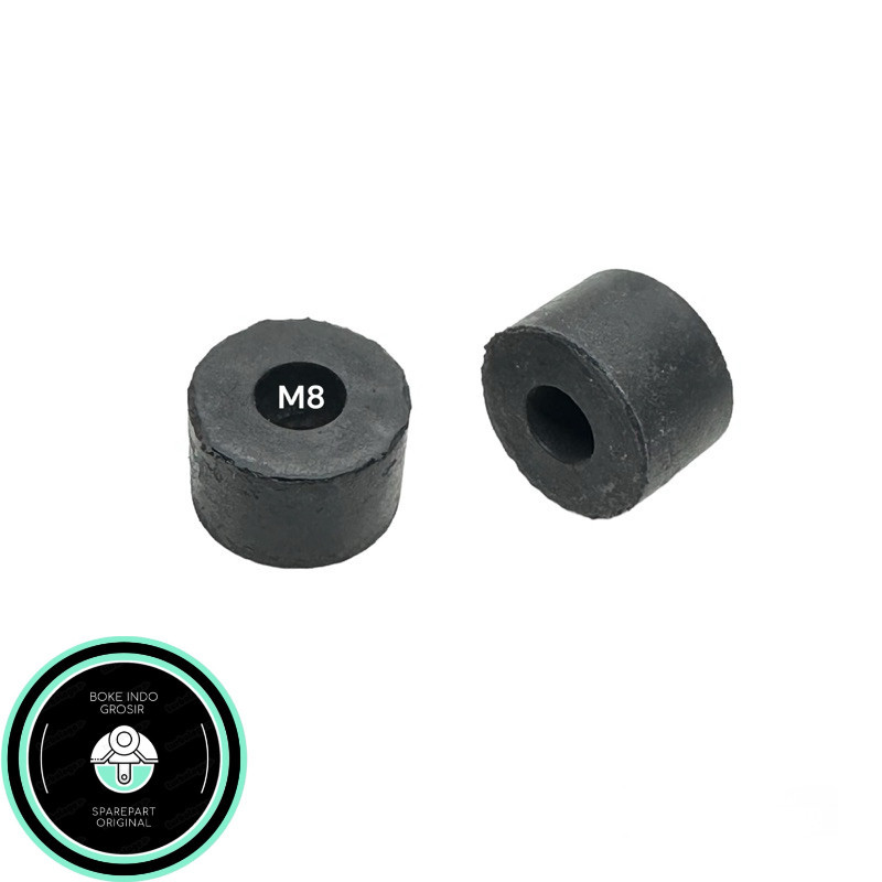 BIG MONTING KARET RUBBER C KARET MONTING M8 UNTUK BAUT 12 RING TEBAL ORIGINAL KARET KENALPOT
