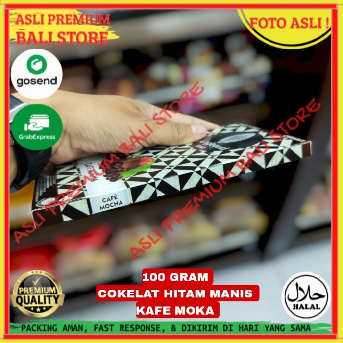 

OLEH OLEH MAKANAN CEMILAN CAMILAN SNACK KULINER KHAS ASLI ORI ORIGINAL BALI COKLAT COKELAT HITAM MANIS MOKA