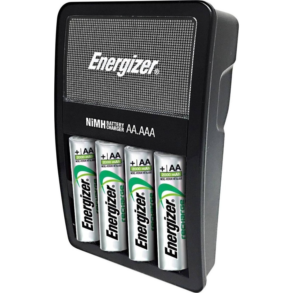 promo ✨ -Charger Energizer Maxi AA / AAA + 4 Baterai AA 2000 mAh Energizer Maxi