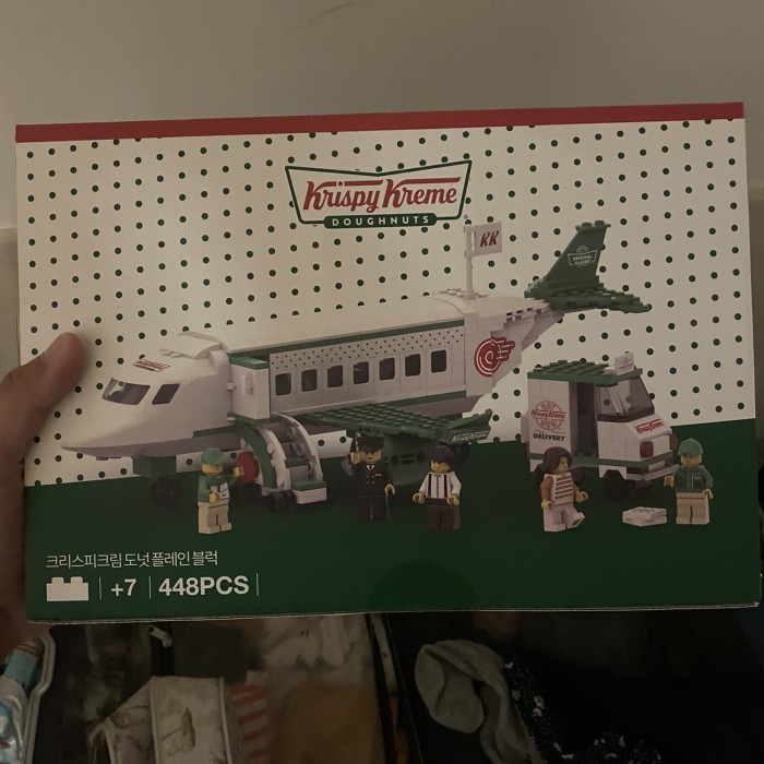 Krispy Kreme Brick Doughnut Plane Donut Official Merchandise Korea