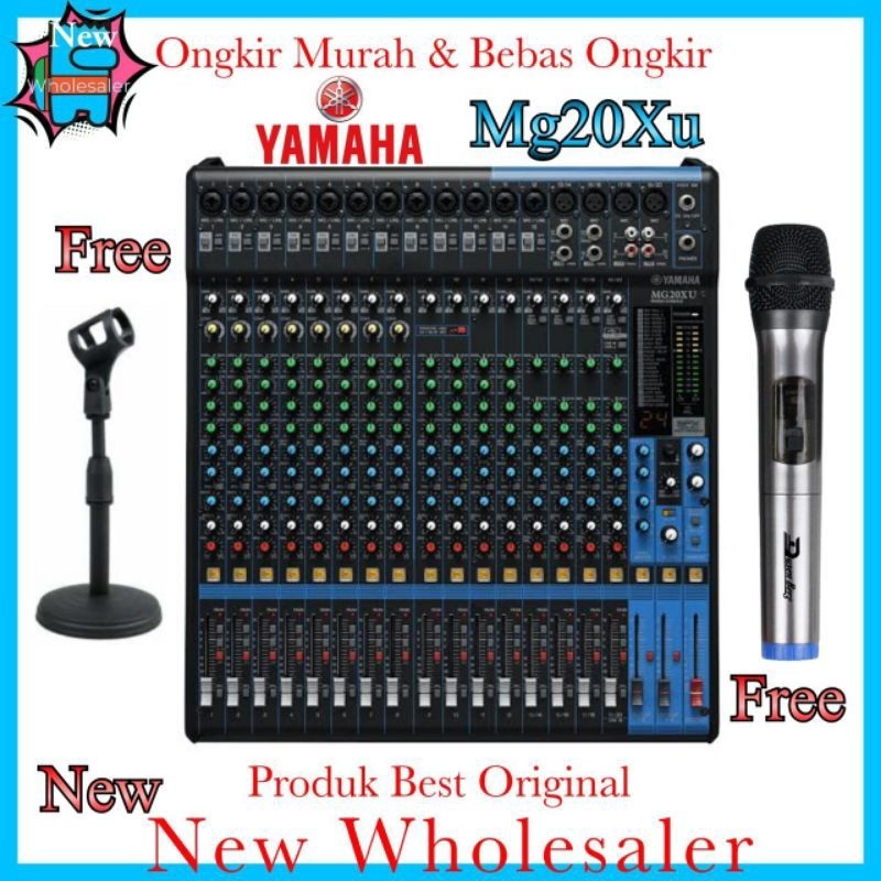 Mixer Audio Yamaha MG20XU 12 Channel Sound New HD mixing