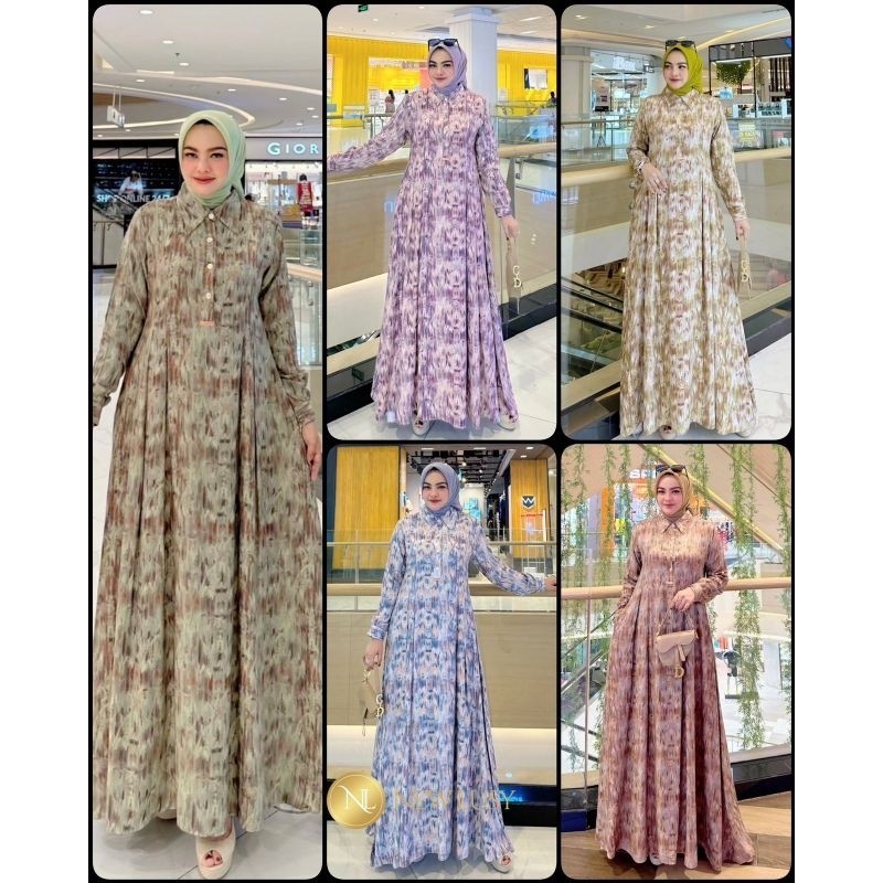 Gamis Lubna Dress ori Newlusy