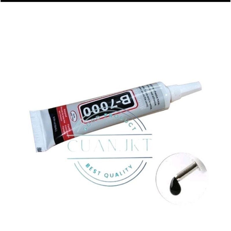 LEM LCD B7000 HITAM KUALITAS BAGUS 15ML