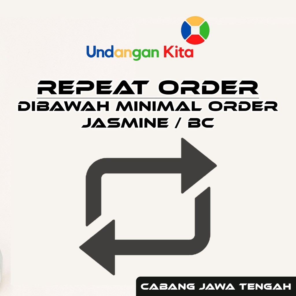 

Repeat Order Atau Order Dibawah Minimal Order Undangan Kita Semarang