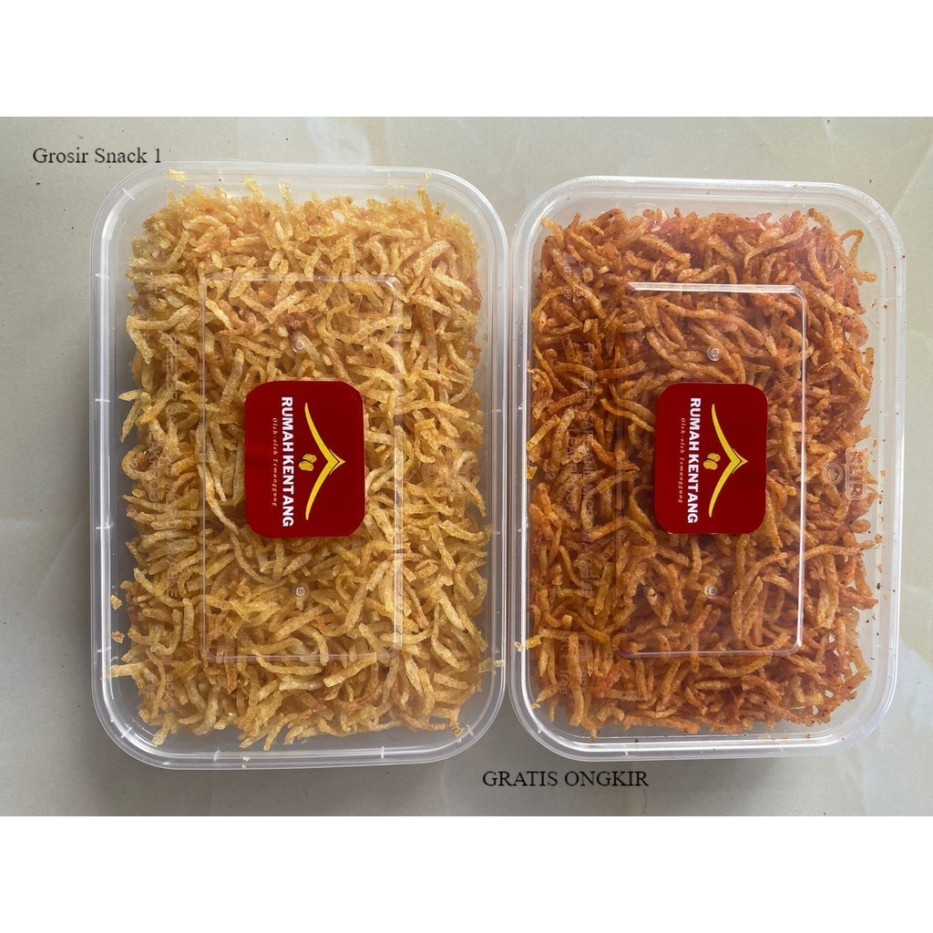 

kentang krispi kentang Muostofa kering 140 gr Thinwall Snack KRISIS HALAL enak pedas gurih