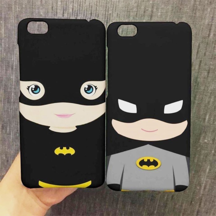 Custom Case Couple Batman Batgirl Bisa Tambah Nama
