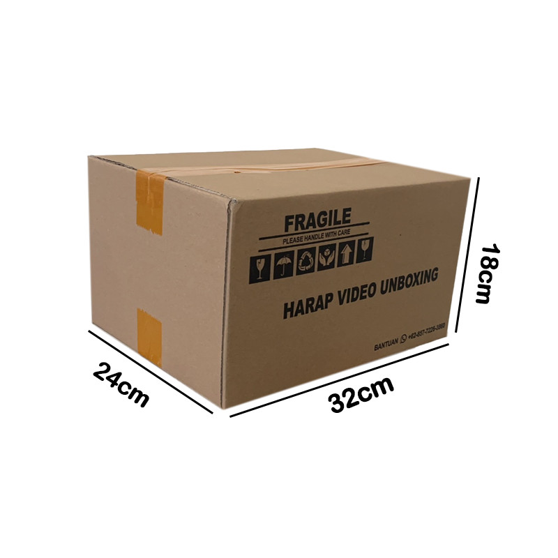 

S-Mart One-kardus polos 32cmx24cmx18cm / 35cmx20cmx12cm packaging / box