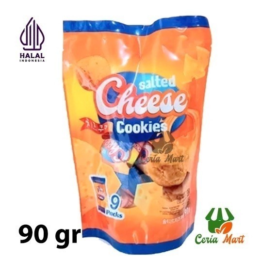 

Naraya Salted Cheese Cookies 90 gr Biskuit Kukis Keju Asin Pouch EverD