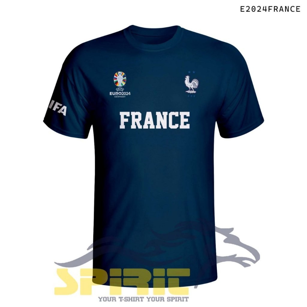 Kaos Jersey Bola France UEFA Euro 2024 Fifa Piala Eropa Jersey Bola Prancis Katun  All Color