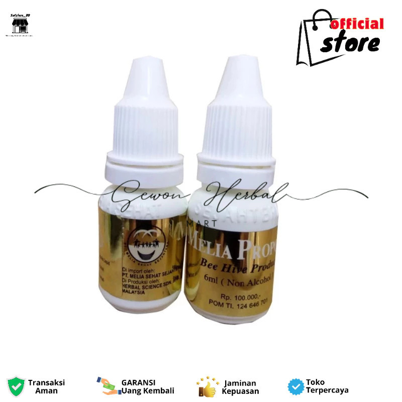 TERMURAHHH! Grosir Melia Propolis Melia Sehat Sejahtera 6 Ml Kemasan Botolan Murah Ori