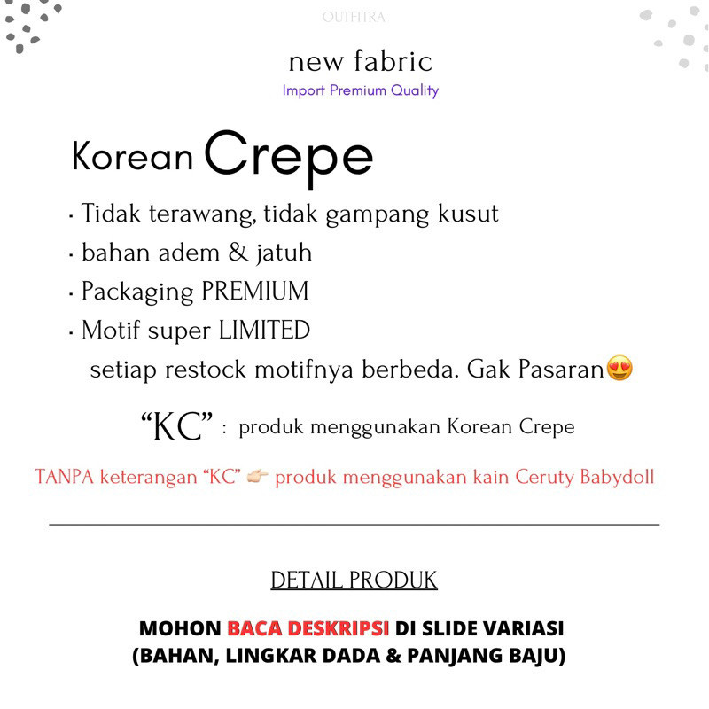 BELLE MIDI DRESS | midi gamis tunik Crepe Ceruty Babydoll Korean Crepe Premium motif bunga kembang k