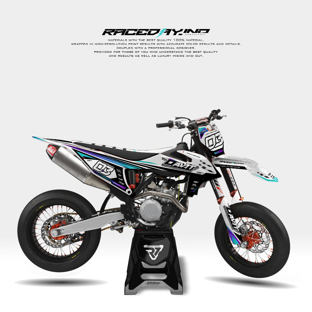 DECAL BODY KTM 250 / KX 250 /YZ 250/CRF 250/ HUSQVARNA DLL BISA CUSTOM