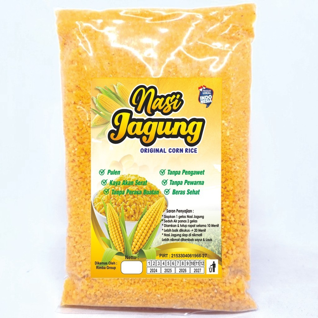 nasi jagung instan-gerit jagung super kering-1kg