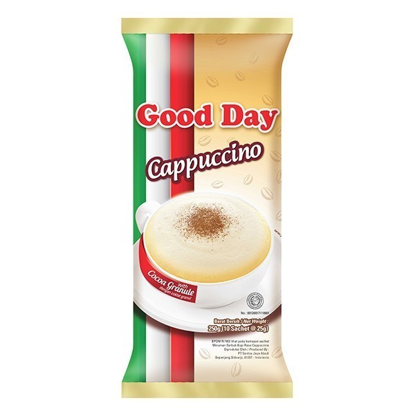 

Kopi GOOD DAY CAPPUCCINO 10 S X 25 GR