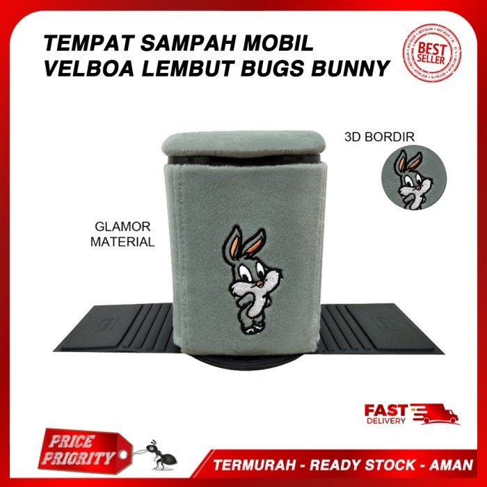 TEMPAT SAMPAH Bugs Bunny Kelinci Lucu / Aksesoris Mobil Bugs Bunny