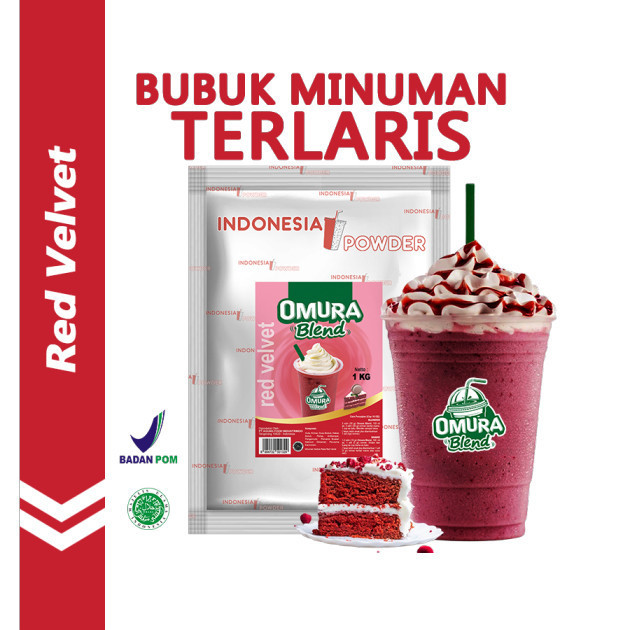 

[New Arrival]Promo Bubuk Minuman Rasa Red Velvet 1 KG Omura Blend
