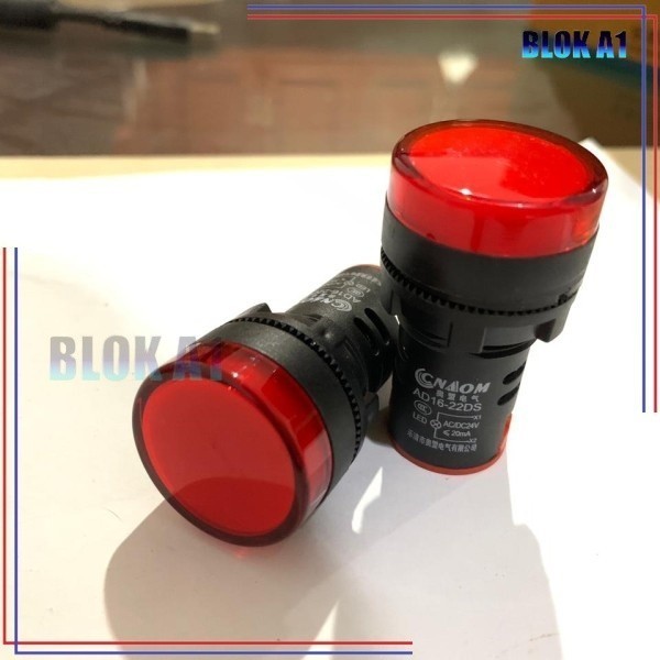 LAMPU INDIKATOR POM MINI PILOT LAMPU 220V AC PERTAMINI DIGITAL