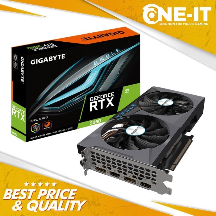 VGA Gigabyte GeForce RTX 3060 EAGLE 12G 12GB GDDR6
