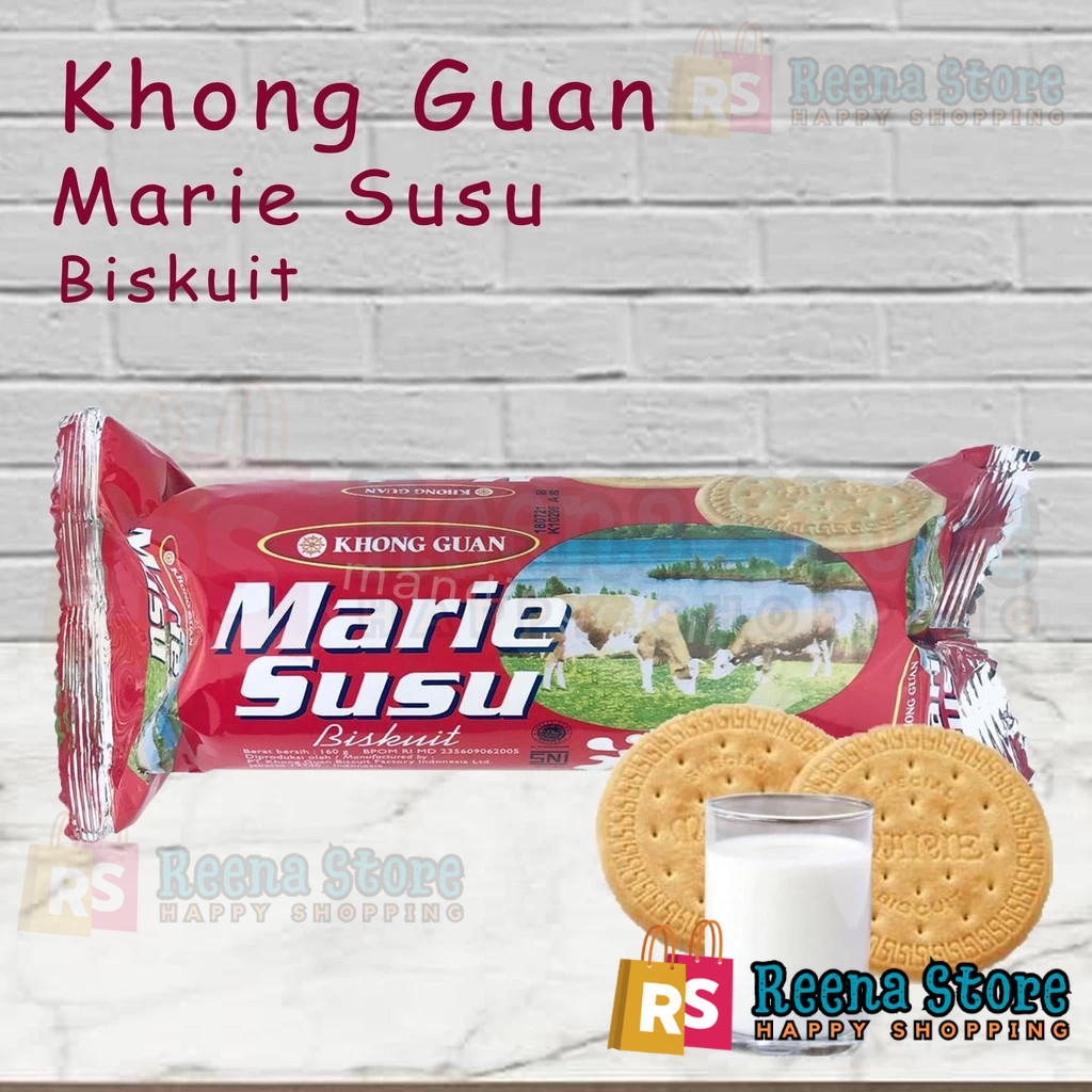 

KHONG GUAN MARIE SUSU BISKUIT 160gr - Reena Store