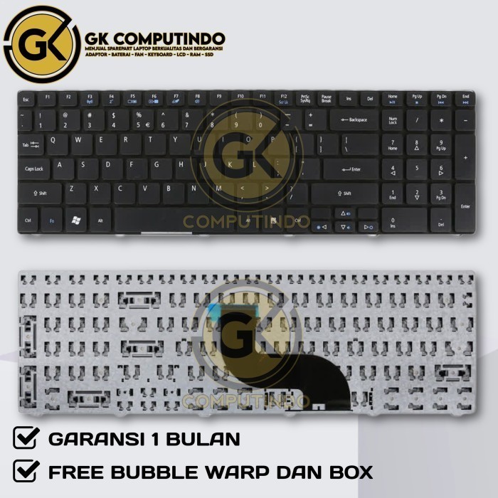 Keyboard Acer Aspire 5542 5350 5253 5333 5340G 5349 5360 5733 5750