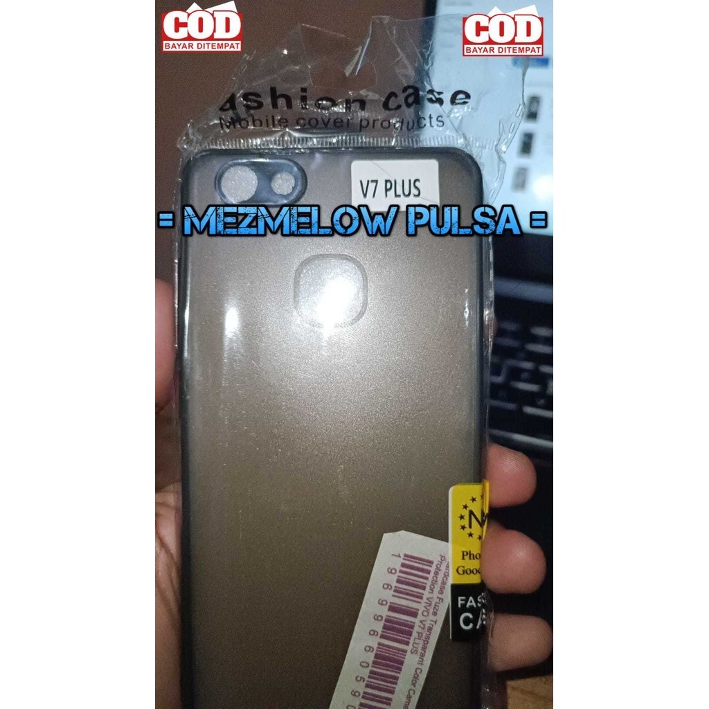 Case Color Case Hardcase Transparant Pelindung Kamera Casing VIVO V7 PLUS