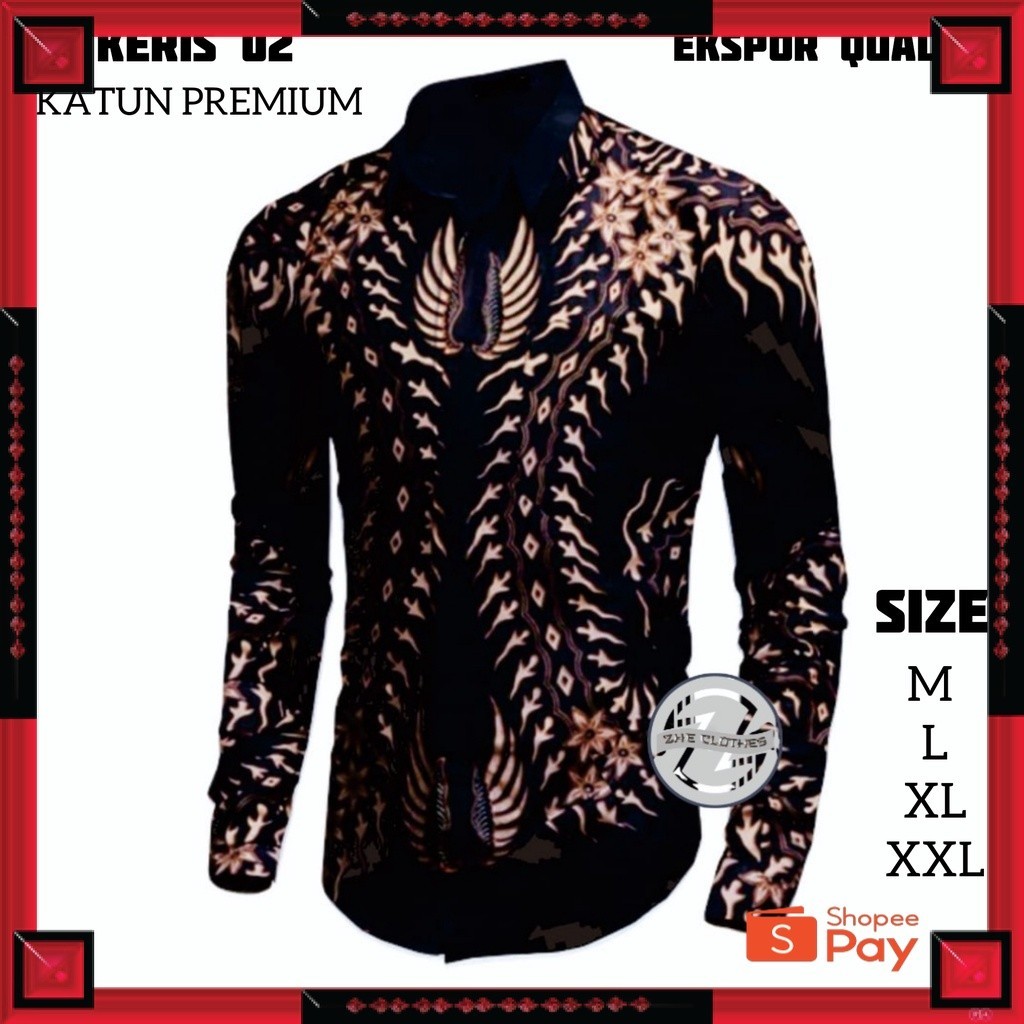 [PREMIUM ORIGINAL] KEMEJA BATIK PRIA MEWAH TERLARIS KRS-02