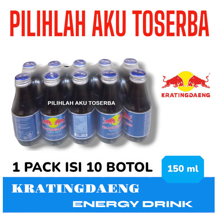 

KRATINGDAENG Energy Drink 150 ml - ( HARGA 1 PACK isi 10 botol )