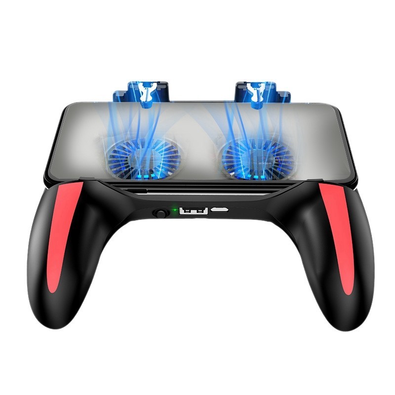 RISE-Mobile Game Controller H10 Six Finger Gamepad Triggers All-In-1 Gamepad Joystick Control For IO