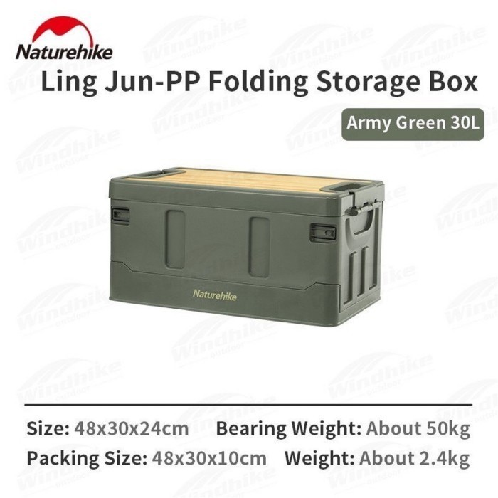 STORAGE BOX PP NATUREHIKE NH22SNX01 / BOX ALAT CAMPING GLAMPING