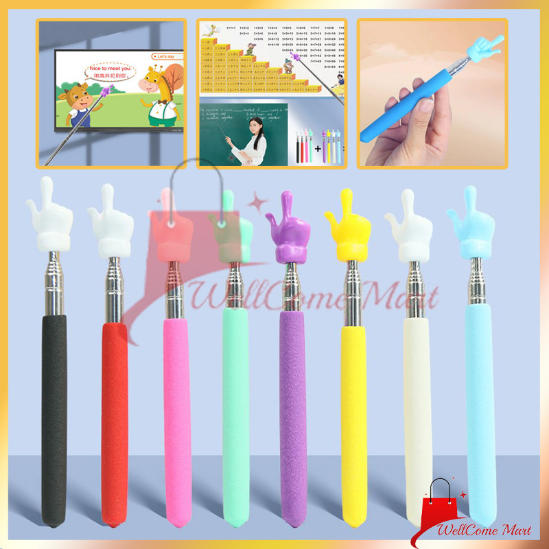 

Tongkat penunjuk papan tulis praktis / teleskopik pointer untuk mengajar 68CM