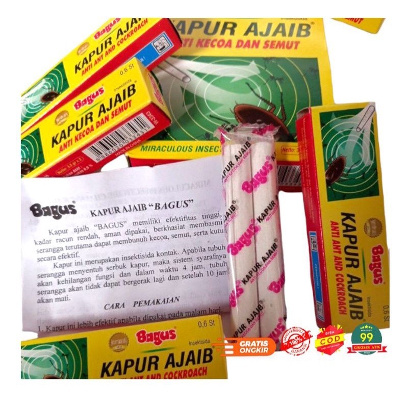 Kapur BAGUS/Kapur Semut Ajaib/Kapur anti kecoa/KAPUR Semut/Kapur Bagus JAMINAN 100% ASLI