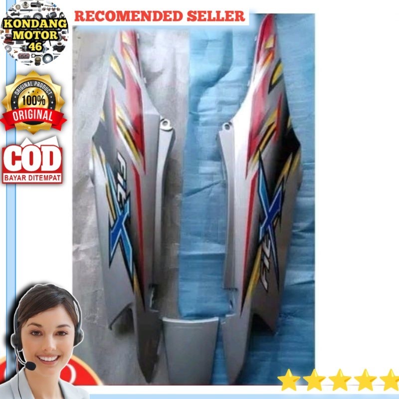 Cover Body Supra Fit New Fit X Fit s warna silver