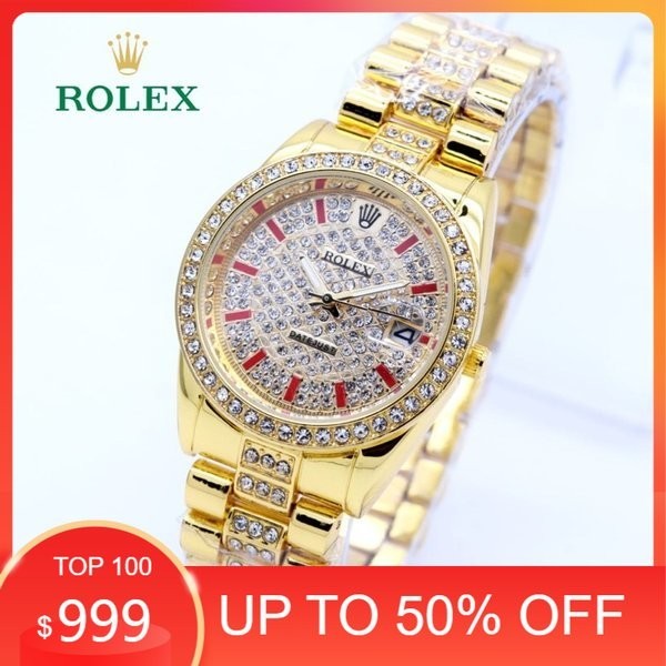 Diskon - Jam Tangan Wanita Jam Tangan Cewek Model Rantai Elegan