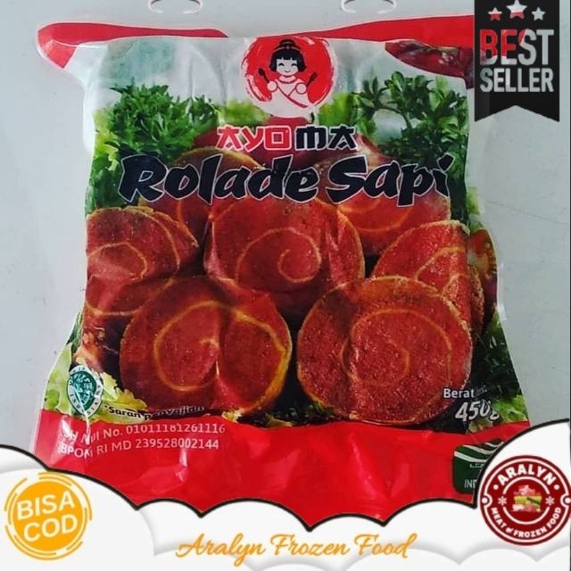 

ROLADE DAGING OLAHAN SAPI AYOMA 450gr ISI 18