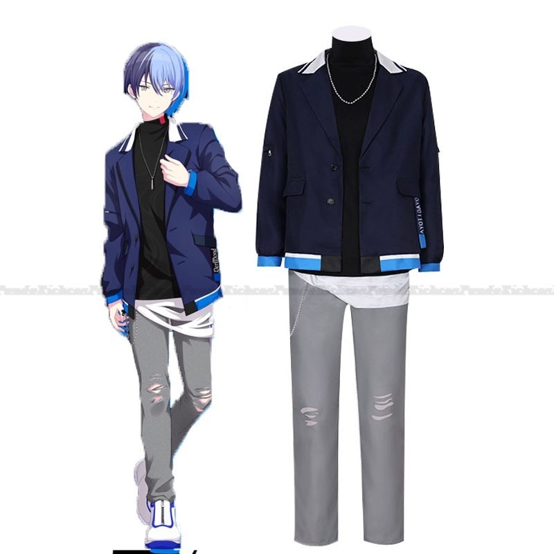 PREORDER Aoyagi Toya Anime Game Project Sekai Colorful Stage Cosplay Costume Aoyagi Toya Wig Men Uni