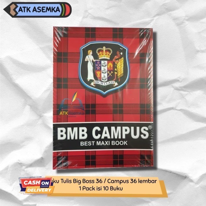 

✨LARIS✨ -Buku Tulis Big Boss 36 / Campus 36 lembar (1pak/10Buku Grosir)