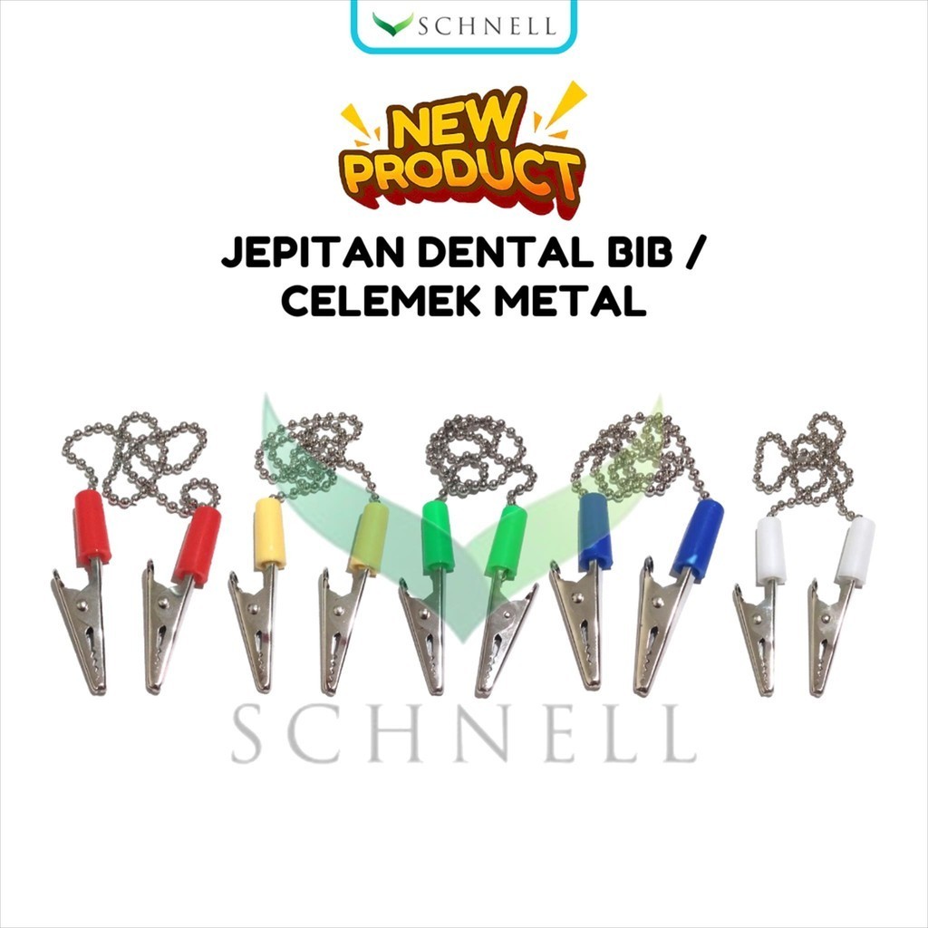 Jepitan Bib / Clip Polybib / Klip Tisu Dental / Jepit / Penjepit / Hanger Holder Polibib - Warna